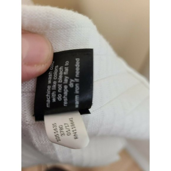 Lane Bryant Womens White Open Front Half Sleeve Pleated Cardigan Plus Size 18/20 - Picture 9 of 9